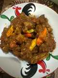 Oseng mercon iga n tetelan sapi simpel