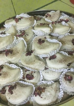 صورة لوصفة صابلي بالكراميل والشوكولاته وبتزيين بسيط