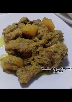 Foto resep "Rendang Ayam Tanpa Cabe"