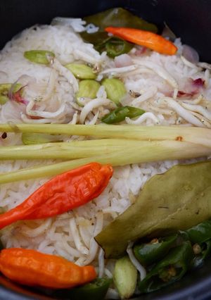 Foto resep Nasi liwet ricecooker