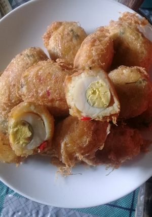Foto resep Perkedel isi telor puyuh