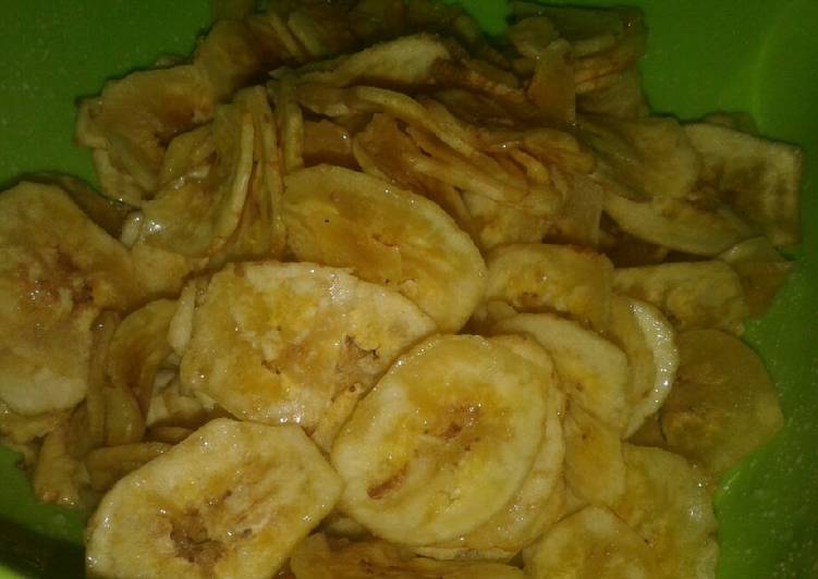 Bagaimana Menyiapkan Kripik pisang manis, Menggugah Selera