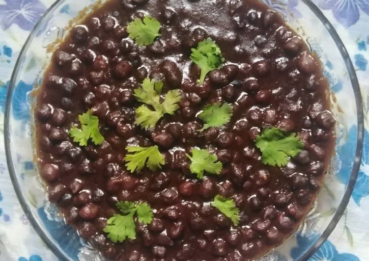 Steps to Prepare Any-night-of-the-week Black Chana Gravy Cooking Basics for Beginners