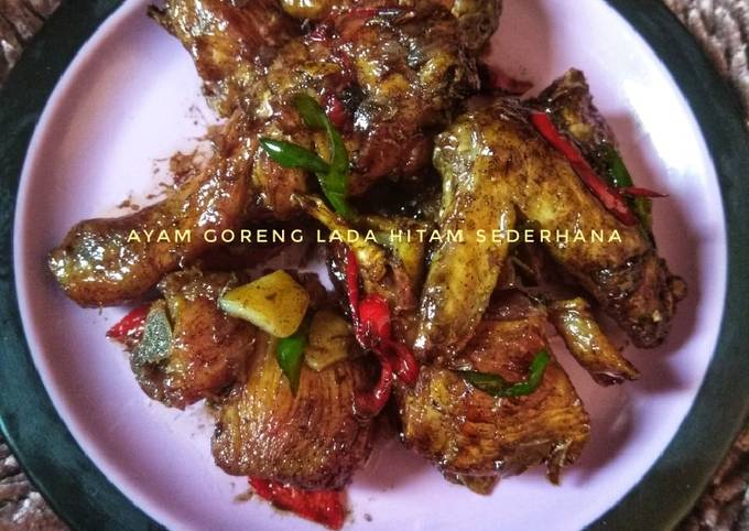 Ayam Goreng Lada Hitam Sederhana #RabuBaru