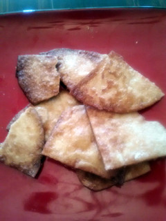 A picture of Cinnamon and sugar tortilla chips.