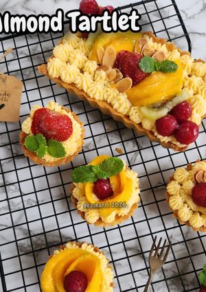 Foto resep Almond Tartlet (With Fruits)