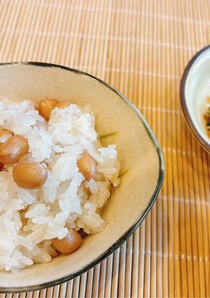 Hình của món Xôi Đậu Phộng Nấu Nồi Cơm Điện.