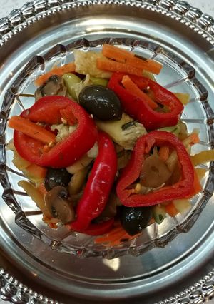 عکسی از دستور ترشی کاهو چینی