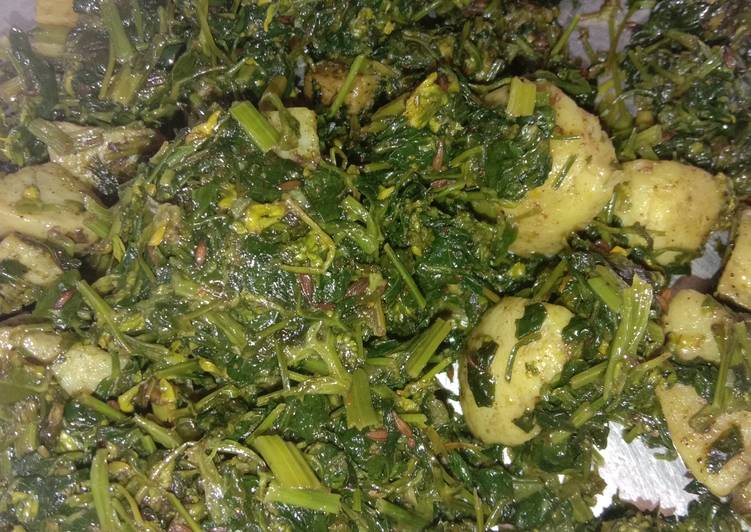 Aloo methi ke sabzi