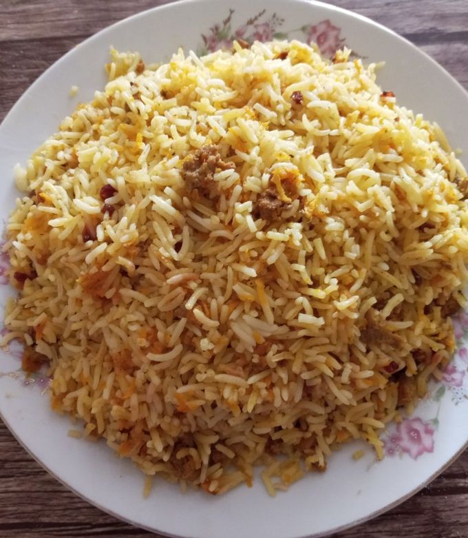 عکسی از دستور هویج پلو