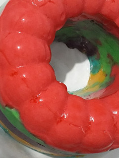 Foto resep Puding roti tawar rainbow