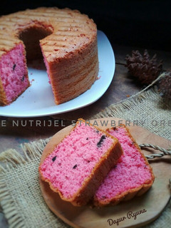 Foto resep Cake Nutrijel Strawberry Oreo