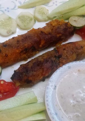 A picture of Potato Golla kabab.