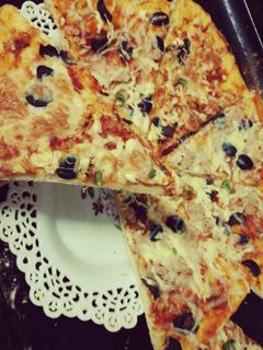 صورة لوصفة بيتزا 🍕 أجمل في البيت