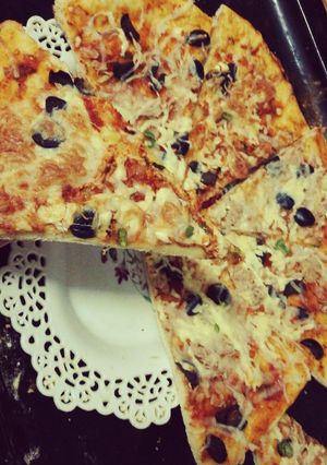صورة لوصفة بيتزا 🍕 أجمل في البيت