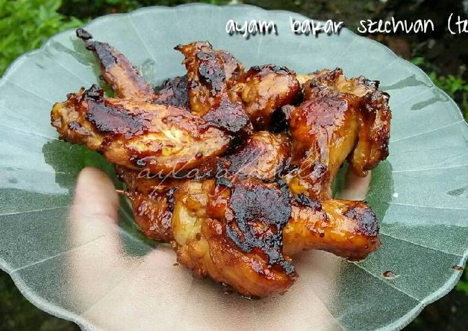 Sayap ayam bakar szechuan (teflon)