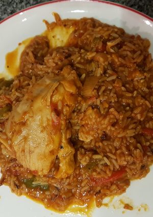 Una foto de Pollo a la portuguesa