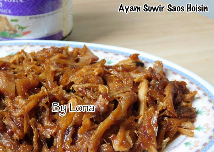 Resep Ayam Suwir Saos Hoisin Anti Gagal
