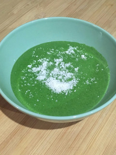Una foto de Crema de espinacas