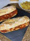 Chicken Breast Sandwich with Homemade Tomato Sauce