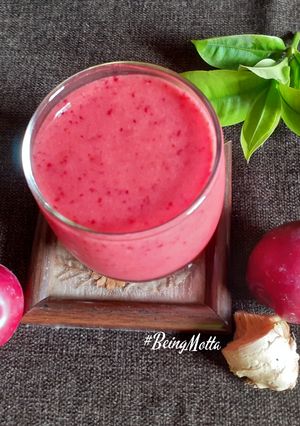 A picture of Plum-Ginger Juice.