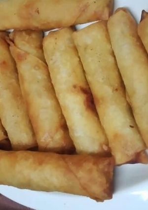 A picture of Chicken veggies roll.