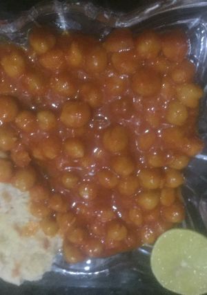 عکسی از دستور کابلی (با نخود)