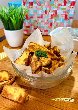 Foto resep Sweet Potato Wedges (ubi goreng airfryer)