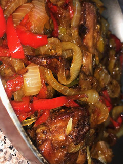 A picture of Peppered chicken.