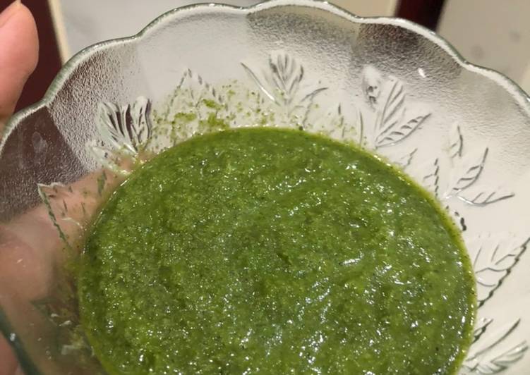 Recipe of Any-night-of-the-week Green chutni