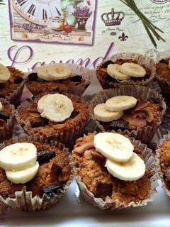 Banános muffin 🍌🍫🧁 recept fotója