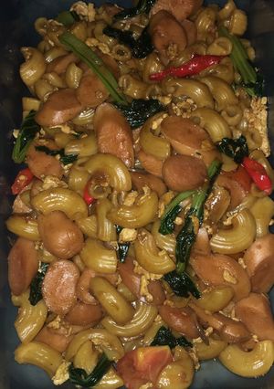 Foto resep Tumis makaroni sosis