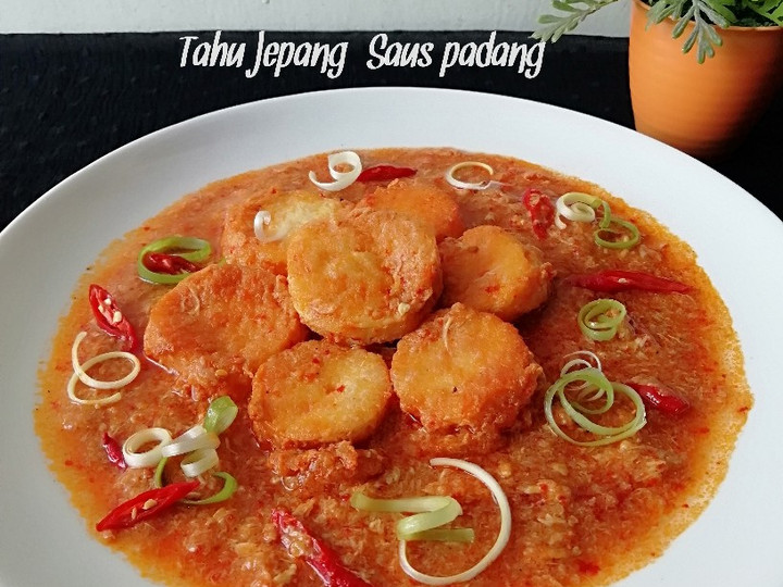 Resep 664.Tahu Jepang Saus Padang yang Enak Banget