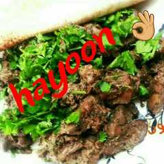 كبد الدجاج بالفلفل والليمون👍🍷🍗-レシピのメイン写真