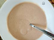 Una foto de salsa rosa con brandy