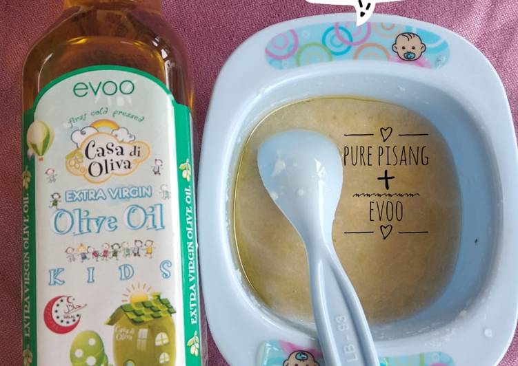 Resep Pure pisang + Evoo, Enak Banget