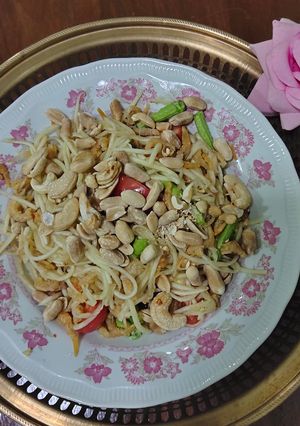 รูปของ ยำมะม่วงสูตรหญ้าหวาน