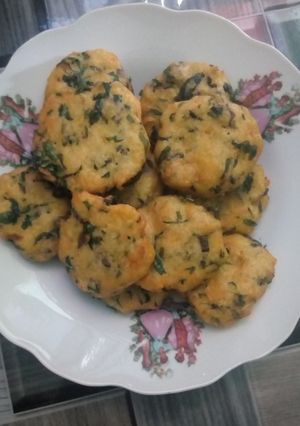 Foto resep Perkedel kentang bayam