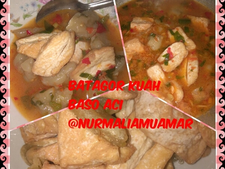 Resep Batagor kuah baso aci, Lezat