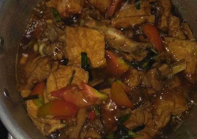 Ayam Tahu Kecap Pedas Manis