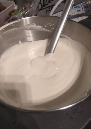 Une photo de Mousse fraise tagada