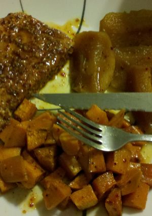 A picture of Bourbon Spiced Pork.
