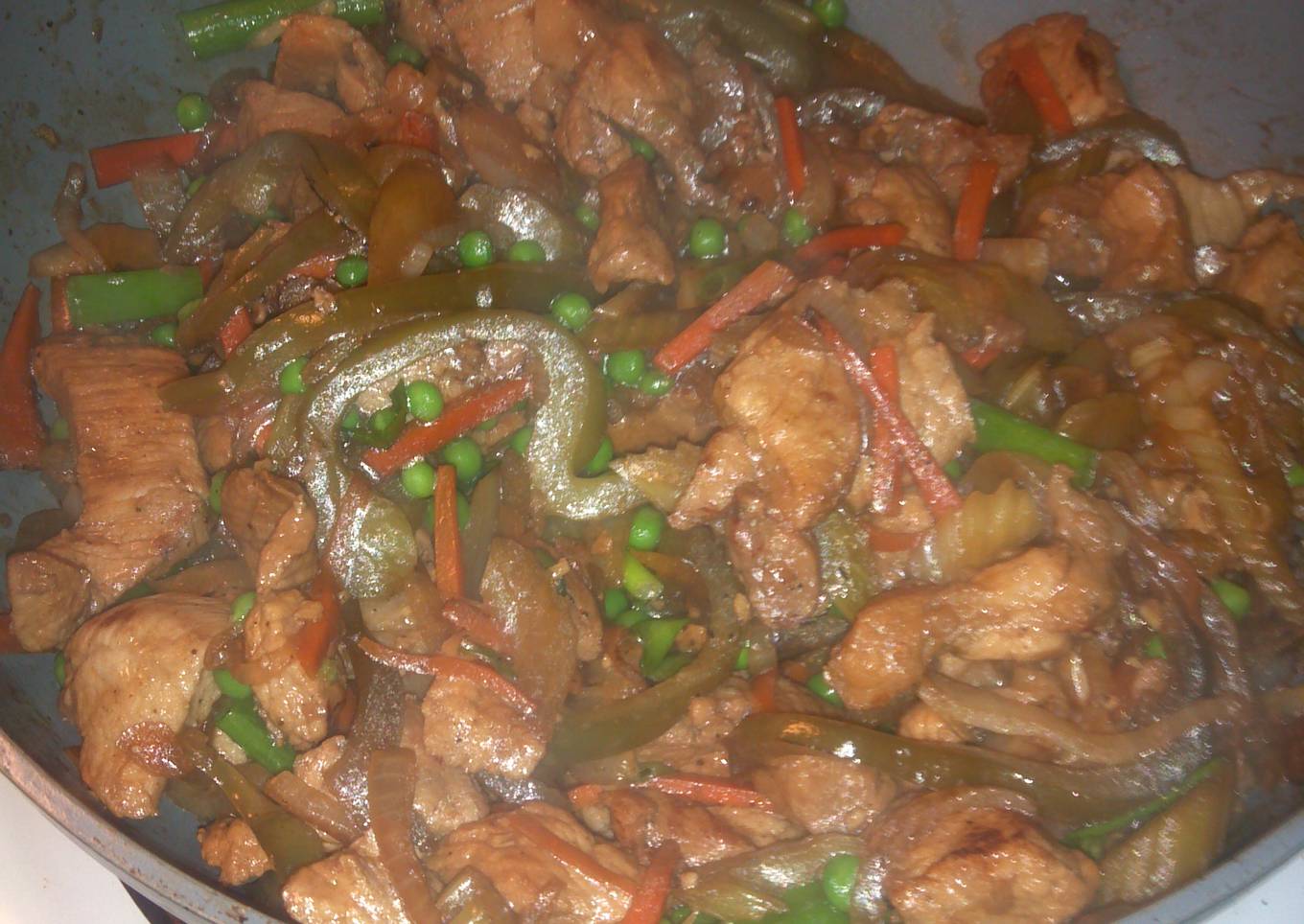 Pork stir fry