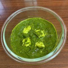Palak paneer A picture of Palak paneer.