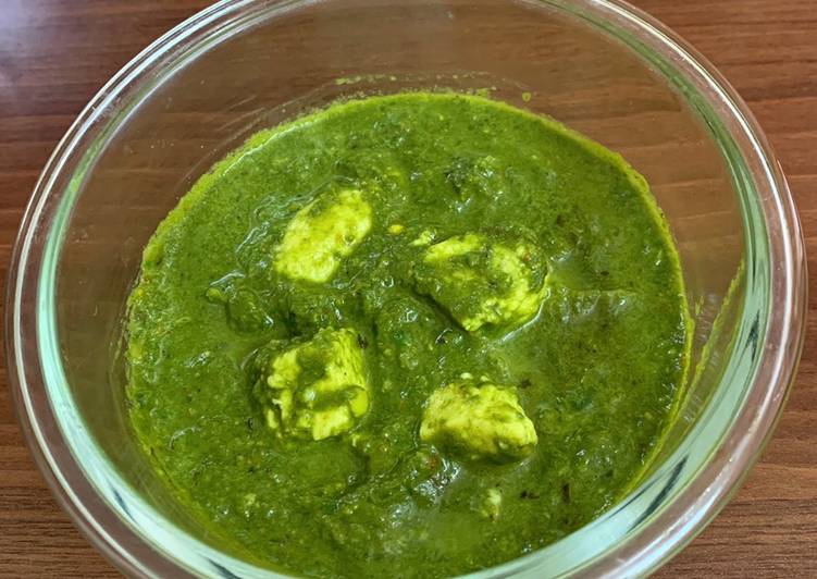 Recipe of Perfect Palak paneer