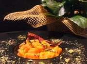 Una foto di crema di pecorino antipasto