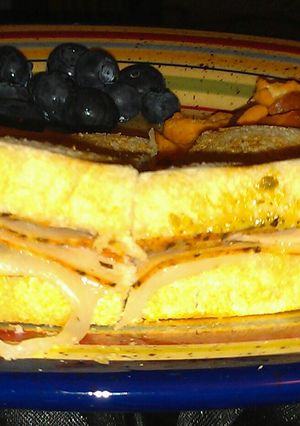 A picture of Turkey and Cheese Panini.