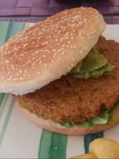 Una foto de Hamburguesa de quinoa