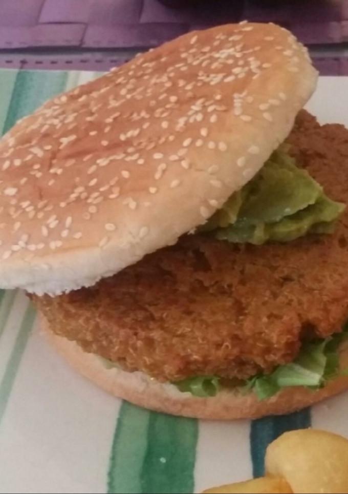 Una foto de Hamburguesa de quinoa