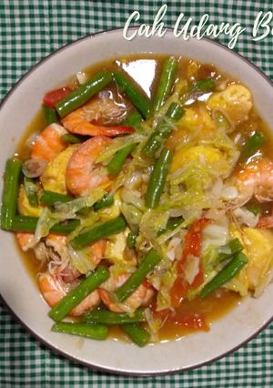 Foto resep Cah Udang Buncis